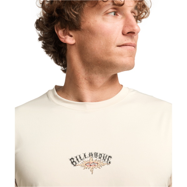 2026 Billabong Mens Solar Flare Loose Fit Long Sleeve Rash Vest EBYWR03029 - Chino